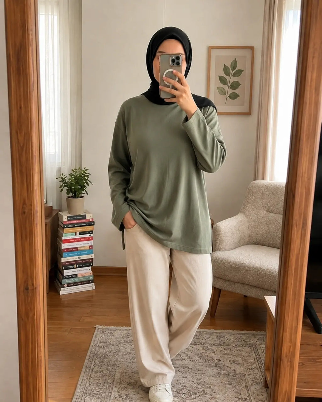 PAPYRUS GREEN - RELAXED FIT